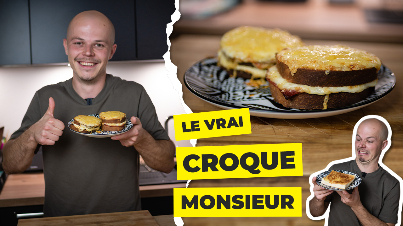Croque-monsieur, le très célèbre sandwich Français !